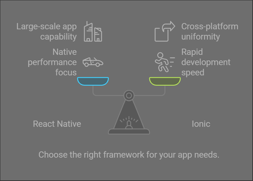 Application Of React VS Ionic